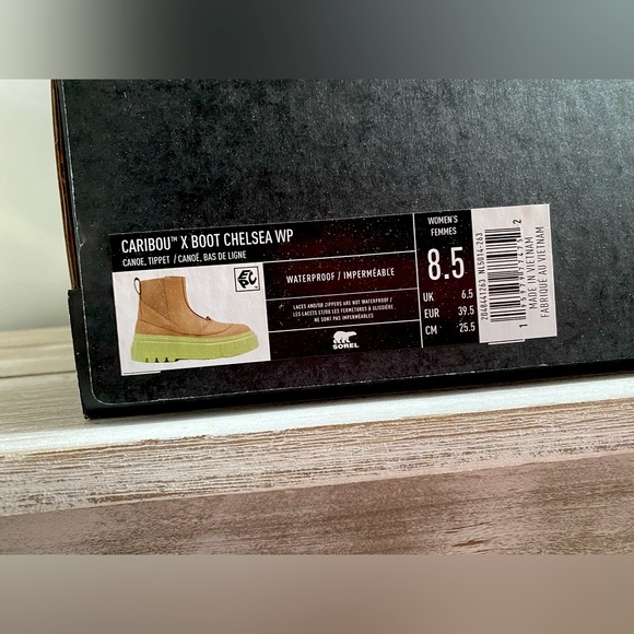 Sorel Caribou X Women’s Chelsea Waterproof Boot ✨ Canoe / Tippet Size 8.5 - Picture 12 of 16